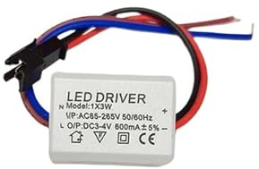 D1/5PCS Piccolo driver LED 1W - 3W 260mA 450mA Alimentatore a corrente costante for faretti LED Trasformatore(450Ma 3x1w,1pcs)