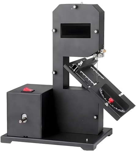 CLEASEBILY Segas a Nastro da banco Professionale, segas a Nastro Verticale per la Lavorazione del Legno, refendino Professionale, Macchina per Il Taglio del Legno, Tagli obliqui da 0 a 45°