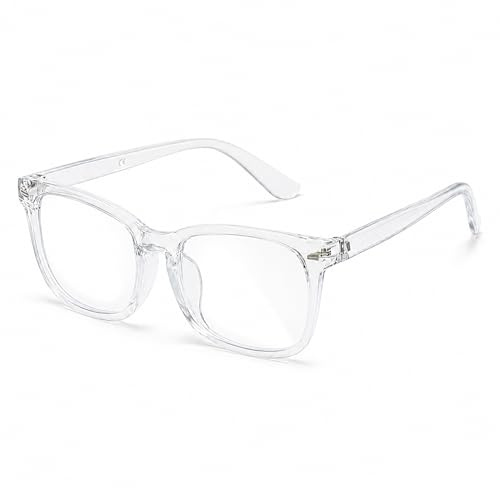 Blaulichtfilter Brille Transparent Computerbrille ohne Stärke PC Gaming