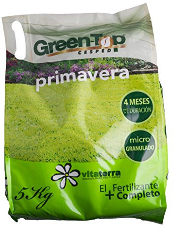 Vitaterra Abono Microgranulado Césped Primavera 5 kg, 20050