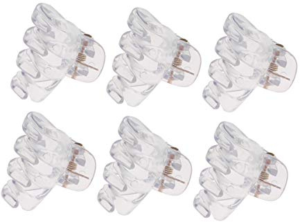 Beaupretty Little Octopus Haarklaue Transparent Mini Haarklammern Für Frauen Und Mädchen Haarschmuck Haarspangen 3.00X2.30X2.10Cm Perfekt Für Alltag Und Festliche Anlässe