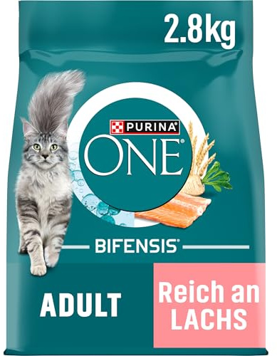 PURINA ONE BIFENSIS Adult, reich an Lachs, 4 x 2,8kg