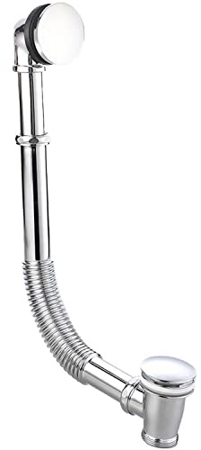 Exposed Traditional Freestanding Bath Waste Overflow Adjustable Chrome Bathroom