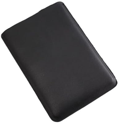 HOGJIM YSJX Coversets 5 Farben Hochwertige Mikrofaser-Ledertasche E-Book-Reader-Taschen-Abdeckungs-Beutel-Tasche Geeignet für Onyx Boox Nova Air 7,8 Zoll (Farbe : Smooth Black)
