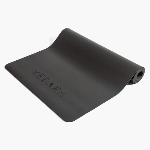 VEDARA® Yogamatte | 66-80 cm breit | Extrem Rutschfest & Gute Dämfpung | Hautfreundlich | Aus ECO PU & Naturkautschuk | Für dynamische Yogastile