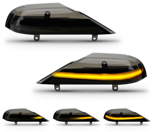 D-Lumina Señal de giro dinámica para automóvil LED Indicador de espejo lateral Lámpara intermitente para Su-baru para Forester para Legacy para Outback para Tribeca (2003-2008)