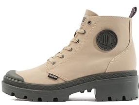 Palladium snörstövlar för kvinnor Pallabase twill, Miss Dune 96907 211, 39.5 EU
