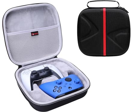 XANAD 2-in-1 Controller Case for Xbox/Playstation/Nintendo Switch/PowerA/ELISWEEN/GameSir/Diswoe/TIANHOO Wireless Controller - Hard Travel Protective Carrying Storage Bag