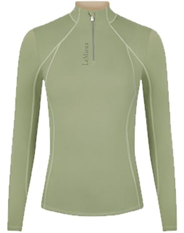 LeMieux Base Layer - Pull On - Smooth Sweat Wicking Fabric - Fern - UK 4