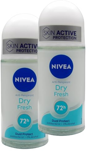 Deodorante Roll-On DRY FRESH, Adatto Per Donna. Protezione Efficace Contro Il Sudore. Per 48h Di Protezione Senza Rinunciare Ad Una Piacevole Senzazione Di Freschezza 50ml (2)