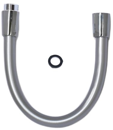 Brauseschlauch Verlängerung - 30 cm Länge - 5 lagig - hochwertiges Chromdesign