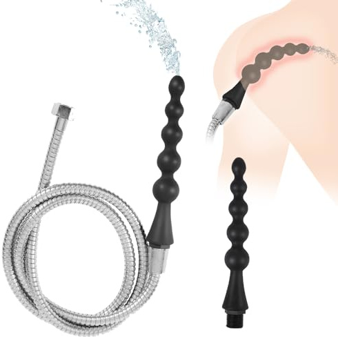 Leyuye Analplug Analdusche für Analverkehr Einlauf mit Analkugeln Klistiere zur Darmreinigung Irrigator Darmspülung Anal Dusche Intimdusche Erotisches Sexspielzeug für Paare Frauen Männer