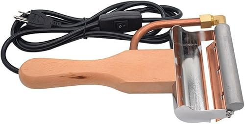 Elektrisches Honigmesser, Schabender Honigextraktor, Honigschaberschneider mit Holzgriff, Entdeckelungsmesser für Imkerbedarf
