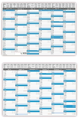 Tafelkalender DIN A3 2026 (10 Stück) Format (297 x 420 mm) 300g BD Papier sehr gut beschreibbar