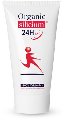 ORGANIC SILICIUM 24H | Gel 200ml, Rimedio Naturale Made in Italy per Dolori Muscolari, Articolari e Cervicali, Prevenzione Lesioni e Affaticamento Muscolare Prima dell'Attività Fisica
