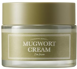 I'm from Crema all'artemisia, per tutti i tipi di pelle, 1.69 fl oz | Crema idratante con estratto di artemisia al 73,55%, lenitiva, calmante, sollievo dal rossore con controllo del sebo