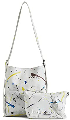 Desigual, BAG SPLAT_BUTÁN W 2004 Silber Damen, Einheitsgröße, Schwarz, Einheitsgröße