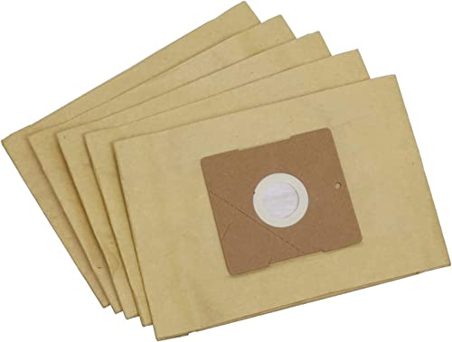 UTIZ (Pack of 5) Paper Dust Bags To Fit AmazonBasics VCB43B1-70EUK Cylinder 3.0L Daewoo RC105 Sanyo SC34A Vacuum Hoover Cleaner