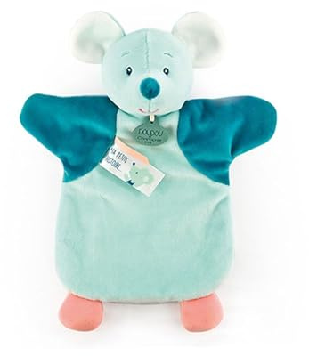 Doudou et Compagnie - DC4005 Schmusetuch Handpuppe Maus grün