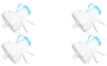 DOITOOL Wiederverwendbare Wasserspenderventile 3/4 Zoll Wasserhahnaufsatz Mit Kunststoffkappe Ersatz Wasserauslauf Für Küche Camping Party 4 Stück