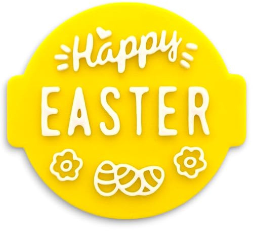 Happy Easter HE19 - Embosser/Stamp for Fondant, Icing, Cupcake, Cake, Decoration