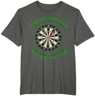 Dartspieler Tshirt Dart Kneipe Dartboard Dartsport Herren T-Shirt