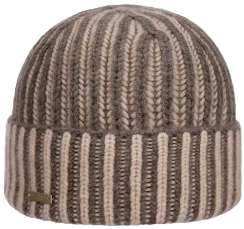 Seeberger Overbrook Kaschmirmütze Strickmütze Wintermütze Umschlagmütze Wollmütze Damen - mit Umschlag Winter Herbst-Winter