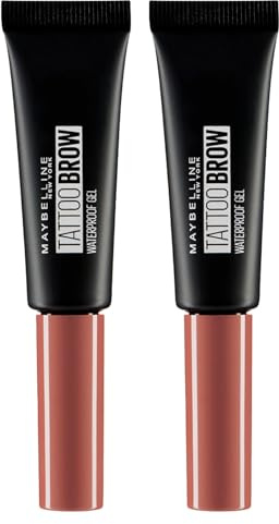 Maybelline New York Tattoo Brow Peel-Off Gel Waterproof für Augenbrauen mit Präzisions-Applikator Farbe 09 Auburn - 2 Kosmetika