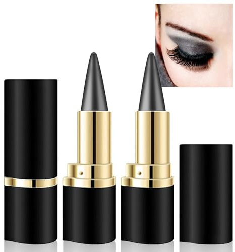 GmwyCzV 2 Stück Matte Schnell Trocknender Eyeliner, Kajalstift Wasserfest, | Eyeliner Stick Pencil für Ein Alltägliches Lang Anhaltendes Augen Make Up, für Langanhaltend Lidschatten (Grau)