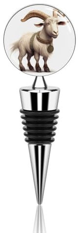 Zodiac Sheep Bottle Stopper Beverage Bottle Sealer Reusable Wine Stopper Personalised Champagne Stopper Unique Wine Bottle Corks Keep Fresh Suitable for Standard