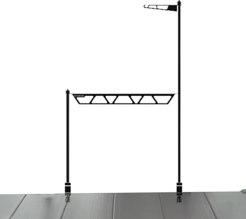 Colgador de cocina para acampar, estante para utensilios para acampar - Soporte de lámpara de campamento de escritorio,Organizador de multifunción portátil para BBQ Grill Picnic Travel Traveling