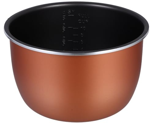 Abaodam 5L Electric Pressure Cooker Inner Pot Replacement Non Stick Aluminum Alloy Liner for Rice Cooker Family Cooking