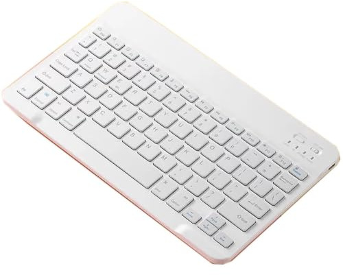 RTDPART Tastiera Bianca per Tablet iPad da 10 Pollici Nuova