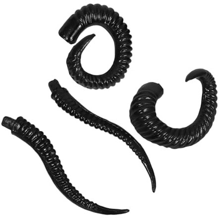 CLISPEED 2paare Hörner Für Haarbänder DIY-Accessoires Materialien Für Stirnbänder Horn Für Haarschmuck Kostümaccessoires Hörner Selber Machen Horndekoration Für Haarschmuck Cosplay-hörner