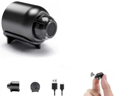 Mingkeda Mini Camera,1080P WiFi Cam Mini Baby Camera Home Security Camera Micro Small Monitor Video Cameras with Motion Detection App Control