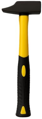 Marteau de Menuisier Rivoir 34 cm Jaune et Noir 800 g Manche Ergonomique pour Bricolage et Charpente