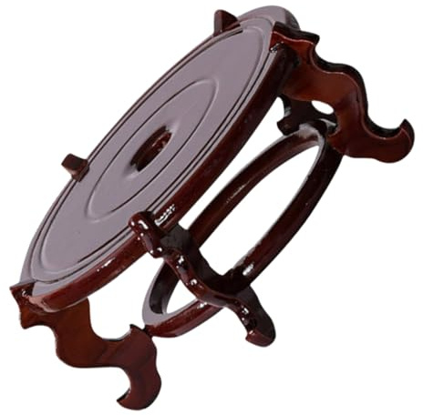 Abaodam Estante de Madera para Plantas Pedestal, Base para Macetas | Soporte para Plantas Interior, Peana para Macetas, Exhibición de Plantas