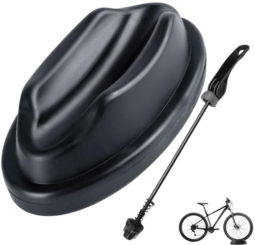 XianzhanEU Fahrrad Vorderradstütze, Rollentrainer-Zubehör mit 1 Vorderradstütze und EIN Paar Vorder- und Hinterrad-Schnellspanner, Vorderradstütze Rollentrainer für Mountainbike und Rennrad