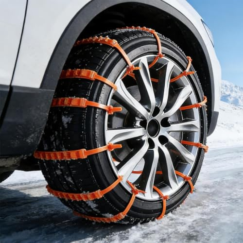 20 Pezzi Catene Da Neve, Fascette Da Neve Per Auto, Fascette Antisdrucciolevoli Per Pneumatici, Accessorio Invernali Auto