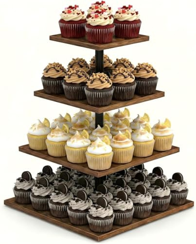 KAHEIGN Vridbart cupcake-stativ