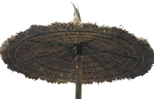 Suinga Sombrilla De Jardín Brezo 2,4 Metros | Protección Solar Natural | Ideal Para Piscina Playa Y Exterior Elegante