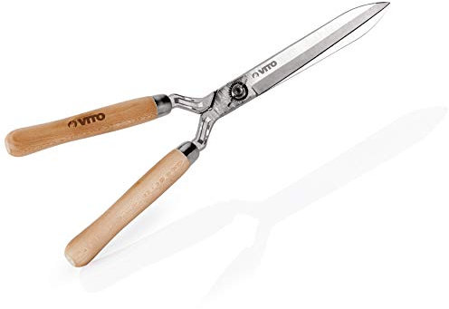 VITO Garden Classic Tagliasiepi – 300 mm – 180 mm lama in acciaio al carbonio di alta qualità – Pratico tagliasiepi, ad esempio anche per tagliare alberi di bosso e legno modellato