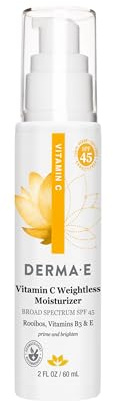 derma-e vitamin c weightless moisturizer spf 45 unisex moistutizer 2 oz