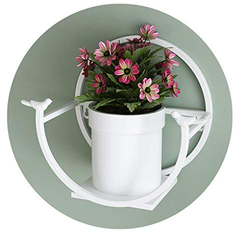 An Der Wand Montierter Blumenständer Im Wohnzimmer Wandblumentopf Im Esszimmer Wanddekorationsregal An Der Wand Montierter Blumentopfständer Auf Dem Balkon ( Color : Weiß , Size : 28x19x28cm )