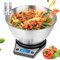 Duronic Digital Kitchen Scales KS6000 BK/SS Electronic Kitchen Scale with Bowl Measuring Weighing Scale Baking Scale for Cooking Baking Postal Pet Food Measurement Baker Weight Scale, Tare LCD Display