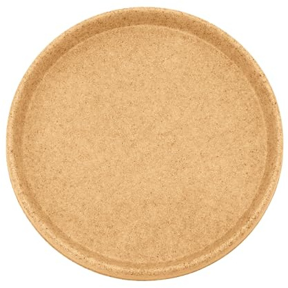 The HC Companies Sottovaso rotondo per piante terrazzo da 23 pollici – Vassoi per piante in plastica per interni ed esterni – Arenaria da 59,4 x 5,3 cm