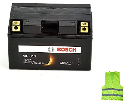 Kompatibel mit Yamaha YZF-R1 1000 ab Baujahr 2009 bis 2011 Akku Bosch YTZ10S-BS YTZ10S-4 M60110 Bereit zum Laden von Batterien 8 Ampere 12 Volt 150 x 87 x 93 mm