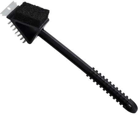 Master Grill&Party MG231 3-in-1 Grill Brush with Scraper - Grill Brush for Effortless Cleaning of Grates and Grill Grids