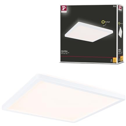 Paulmann 71155 LED Panel Atria Shine Backlight IP44 eckig 293x293mm 16W 1600lm 3000K Weiß Deckenleuchte