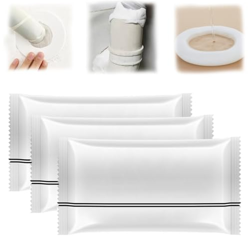 Wasserdichter Dichtungsmasse, Wasserfester Reparatur-Dichtungston, Schnellreparaturschlamm für Abflussanschlüsse, Schnellreparaturschlamm für Abflussanschlüsse, Wandlöcher, Klimaanlagenlöcher (3)